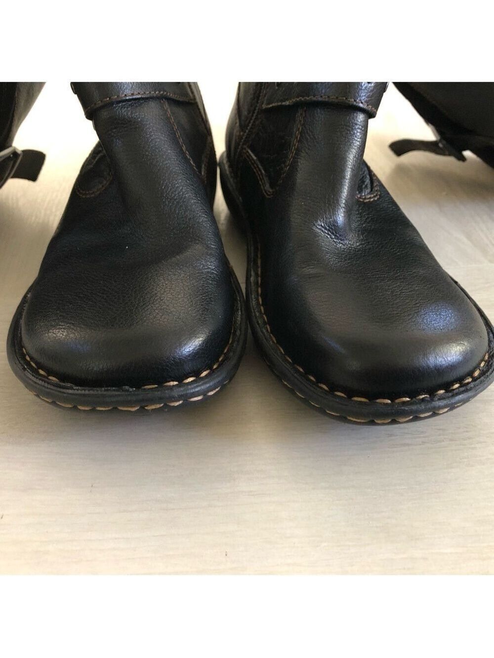 b.o.c. Boho Size 7M Oliver Leather Riding Boots Buttery Soft Pebble Grain Leathe - Picture 8 of 11